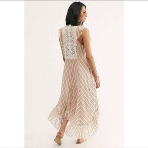 Free People Striped Lace Maxi Dress